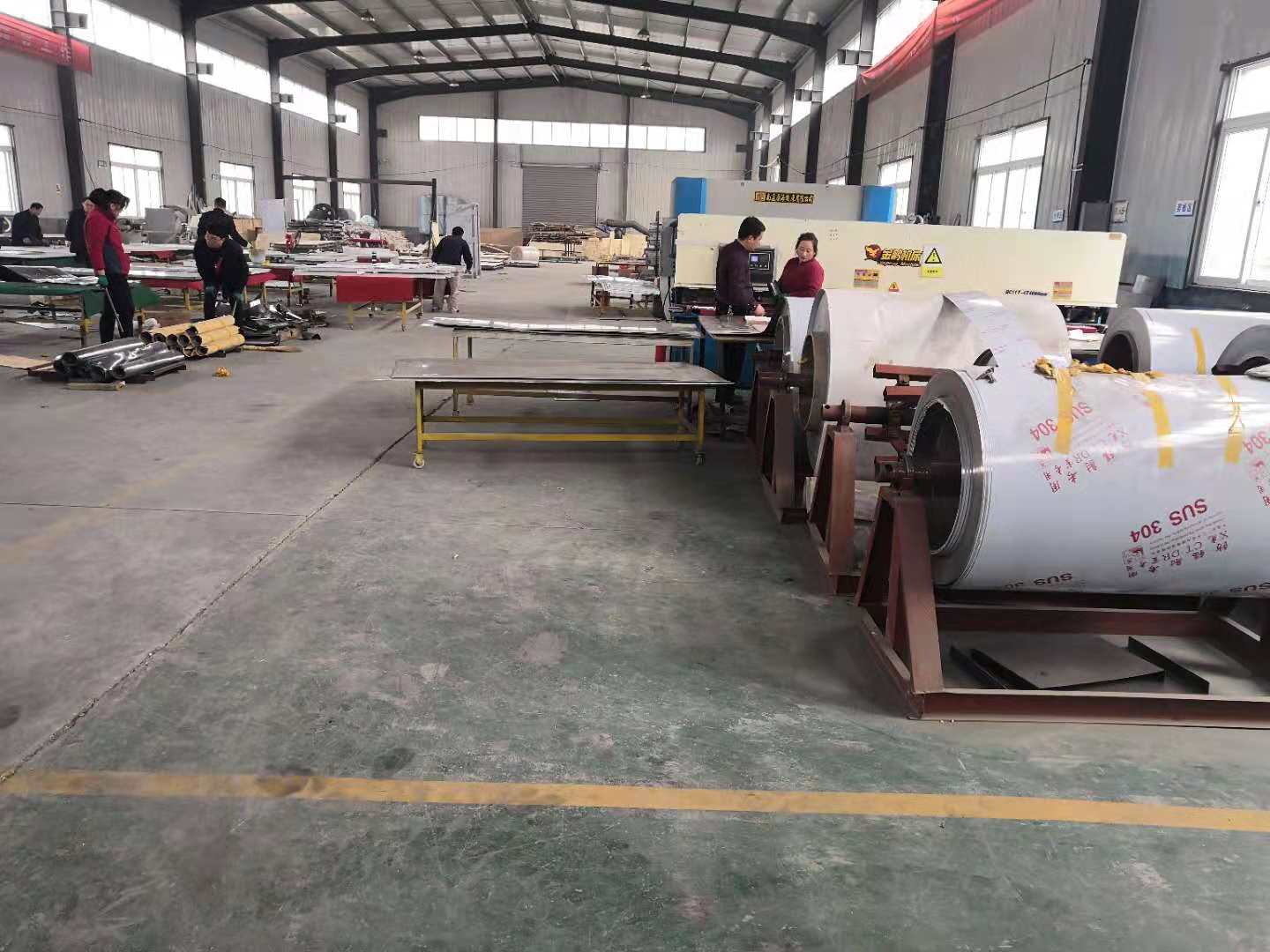 铅门生产车间